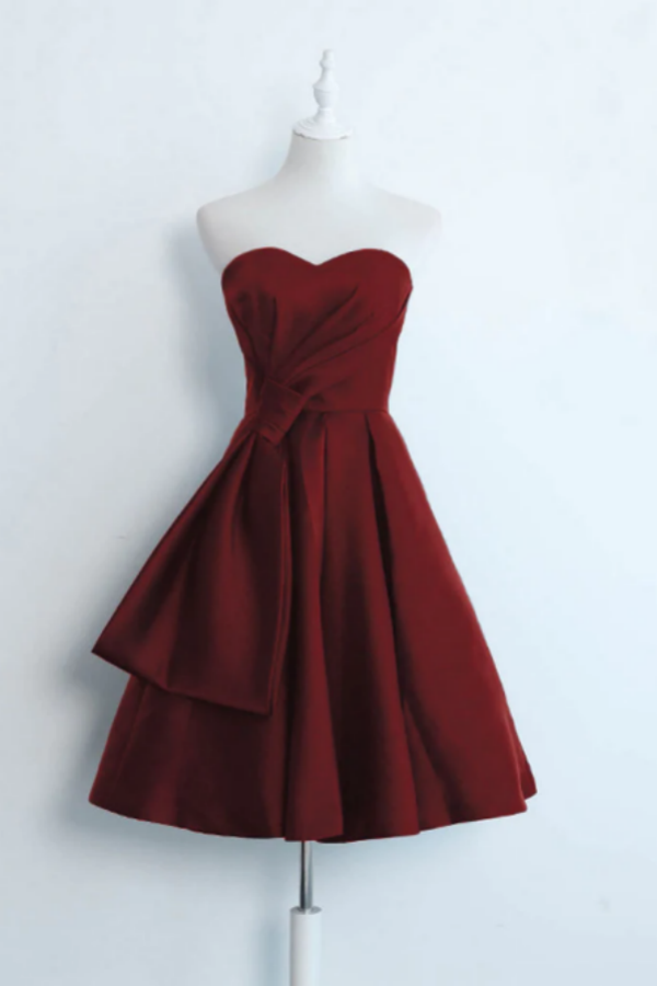 burgundy short dress prom V Neck Lace Dresses, Wine Red Short Lace Graduatio jbydress there is no extra payment for custom size or custom color Burgundy Short Prom Dress Stores