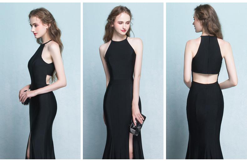 Simple Sheath Sleeveless Prom Dress,Sexy Evening Gown Y971