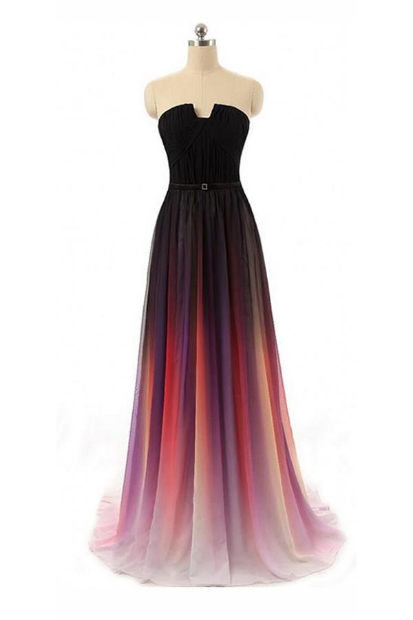 navy blue ombre prom dress Navy Blue Prom Dresses Ombre Ombre Prom Dresses Long Clearance