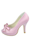 Beautiful Pink Beading High Heel Peep Toe Girly Party Shoes PFWS0009