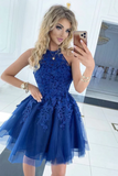 Cute A Line Lace Homecoming Party Dresses PFH0448