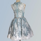 Cute A Line Lace Short Homecoming Dresses,Graduation Party Dress PFH0105