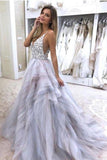 Spaghetti Strap V Neck Wedding Dresses,Cheap Elegant Prom Dress PFW0311