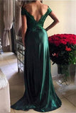 Elegant Dark Green Lace Prom Dress,Long Green Evening Dress, Formal Women Dress PFP0975