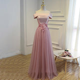 Cheap Pink Long Party Evening Dress 2019 Lace Up Women Formal Prom Gown PFP0994