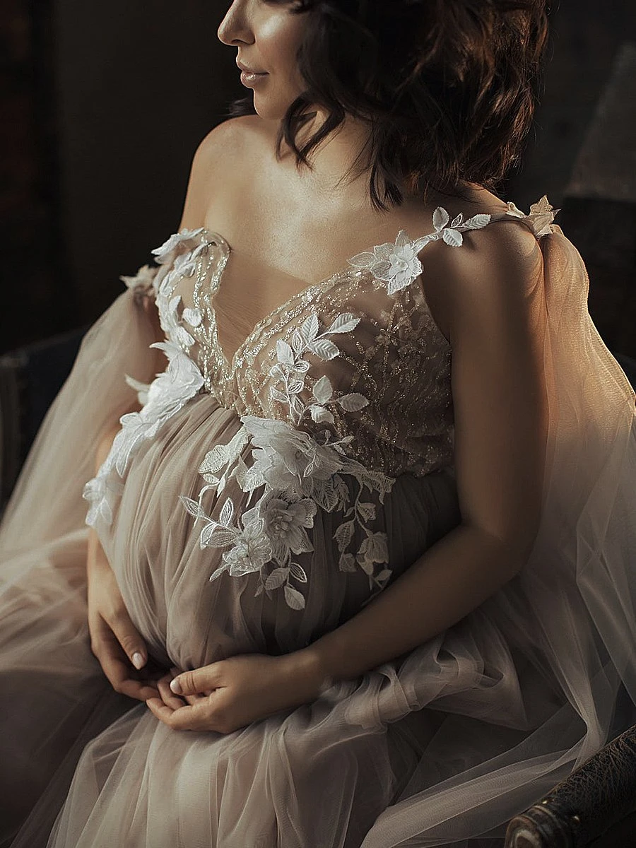 Promfast Sexy Maternity Dress online, Elegant Soft Lace Wedding Dress Promfast Sexy Maternity Dress online, Elegant Soft Lace Wedding Dress