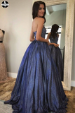 Promfast Newest Halter Zipper Back Long Prom Dresses Cute Party Gowns PFP1980