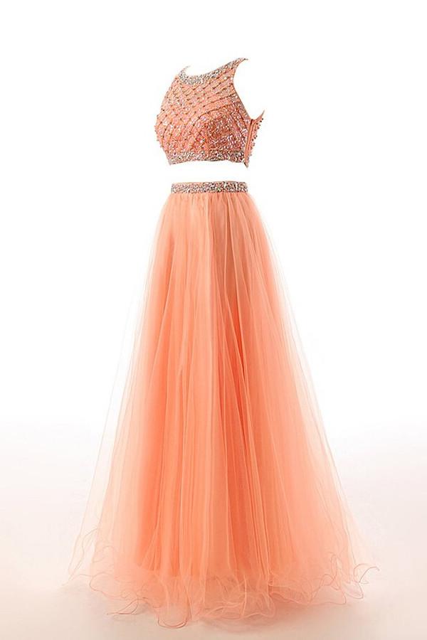 slim fit dress slacks Orange Long Prom Dress, Formal Evening Graduation Dress fg4004 – formalgowns main image 1