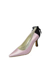 Beautiful Pink And Black Handmade Close Toe Women Shoes For Prom PFWS0008