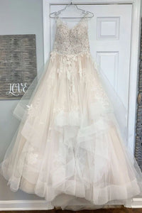 Tulle Lace Appliques Long A Line Prom Dress Elegant Evening Dress PFP1751