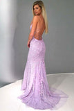 Spaghetti Strap Mermaid Prom Dresses Criss Cross Formal Evening Dress PFP0627