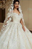 A Line Off The Shoulder Tulle Wedding Dresses With Lace Applique PFW0050