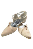 Charming Ankle Strap handmade Comfy Flats For Wedding PFWS0017