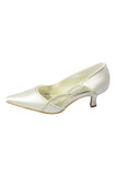 Charming Low Heel Beading Simple Handmade Comfy Women Shoes For Wedding PFWS0020