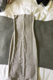 Promfast MIA Meshki Thin Strap Silver Shimmer Dress PFP1773