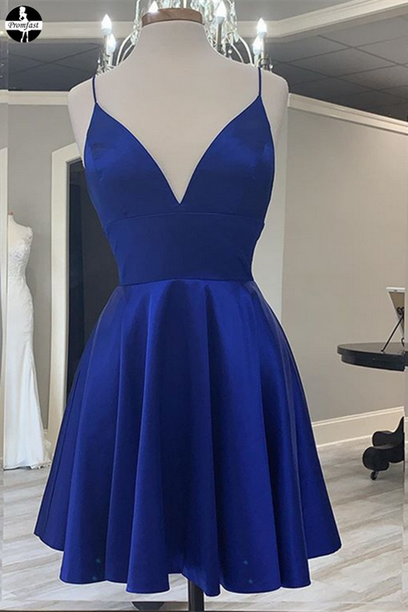 Promfast Blue new 2021 homecoming dress party dress senior school gi