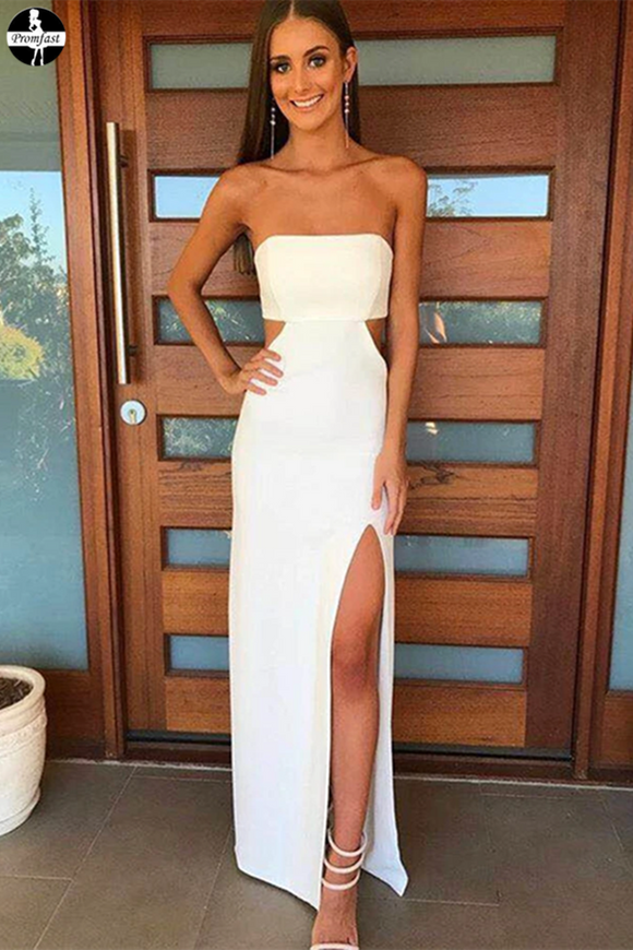 Tulle White Piece Homecoming Dress Promfast A Line Strapless White Prom Dress, New 2021 Formal Evening Dr Tulle White Piece Homecoming Dress Promfast A Line Strapless White Prom Dress, New 2021 Formal Evening Dr