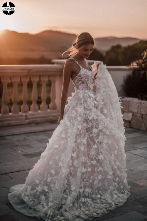 Promfast Cheap Galia Lahav Fabiana Wedding Gown, Romantic Wedding Dress for Sale PFW0505