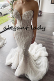 Promfast New Sweetheart Vestido De Noiva 2021 Crystal Rustic Wedding Dress for Sale PFW0526