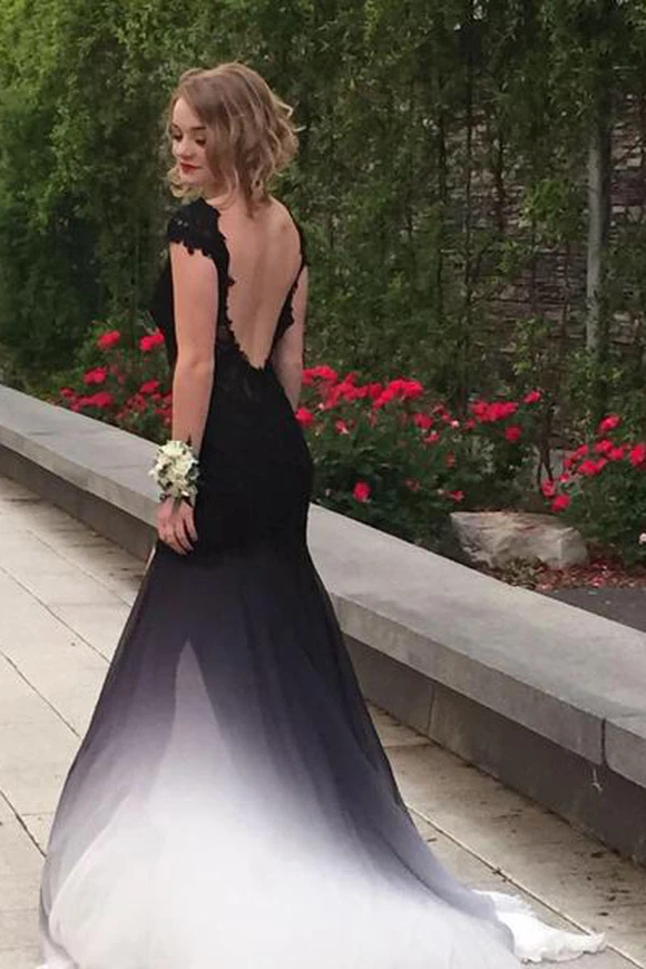 black ombre prom dress Off-shoulder Sparkly Black Ombre Evening Gown 2025 Prom Dresses Long For Women on Luulla