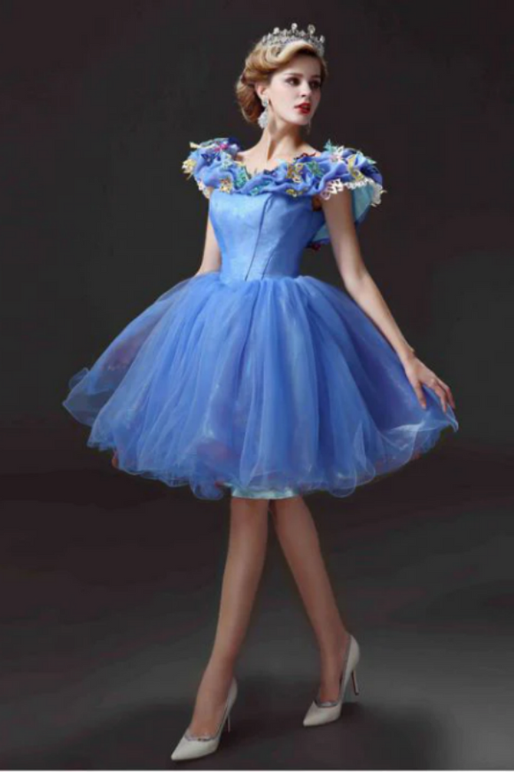 Promfast Chic Scoop Homecoming Dress Simple Blue Quinceanera Cheap Sho Promfast Chic Scoop Homecoming Dress Simple Blue Quinceanera Cheap Sho